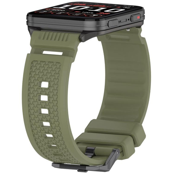 For Garmin Venu X1 Armor Silicone Watch Band(Jungle Green)