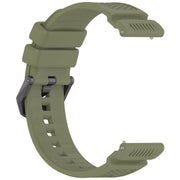 For Garmin Venu X1 Armor Silicone Watch Band(Jungle Green)