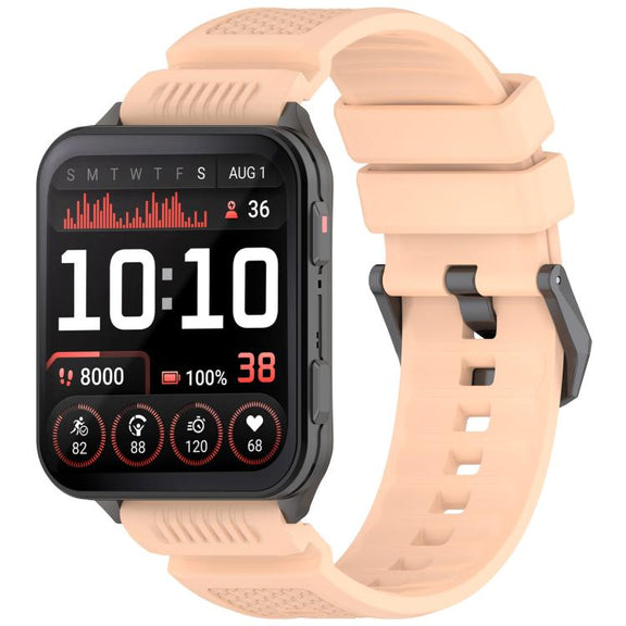 For Garmin Venu X1 Armor Silicone Watch Band(Pink)