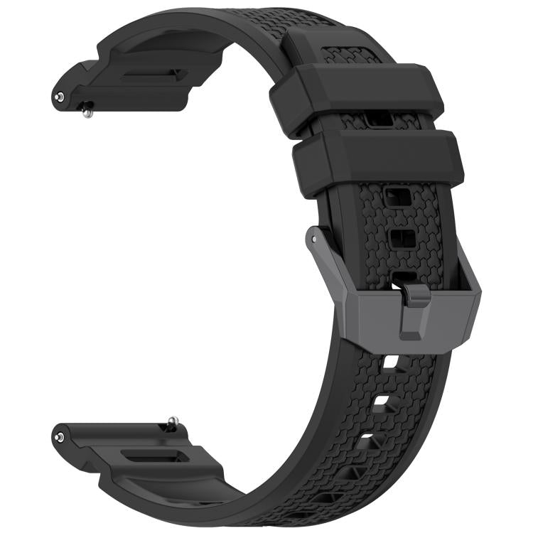 For Garmin Venu X1 Armor Silicone Watch Band(Black)