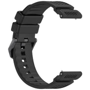 For Garmin Venu X1 Armor Silicone Watch Band(Black)