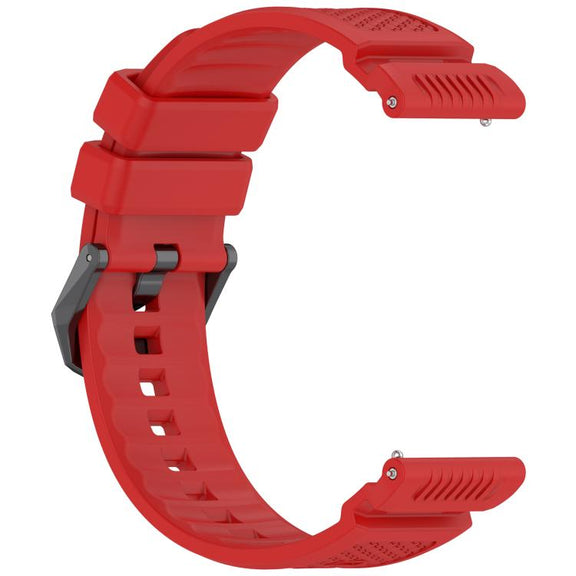 For Garmin Venu X1 Armor Silicone Watch Band(Red)