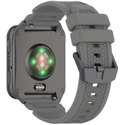 For Garmin Venu X1 Armor Silicone Watch Band(Dark Gray)