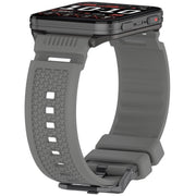 For Garmin Venu X1 Armor Silicone Watch Band(Dark Gray)