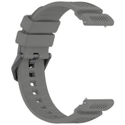 For Garmin Venu X1 Armor Silicone Watch Band(Dark Gray)