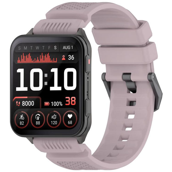 For Garmin Venu X1 Armor Silicone Watch Band(Roland Purple)