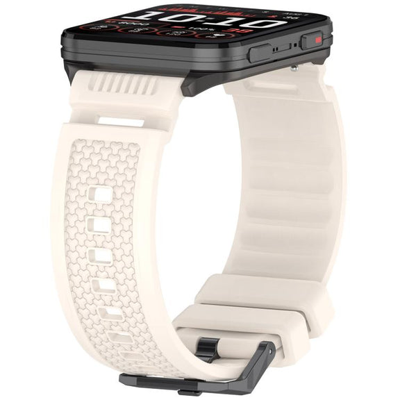 For Garmin Venu X1 Armor Silicone Watch Band(Starlight)