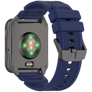 For Garmin Venu X1 Armor Silicone Watch Band(Dark Blue)