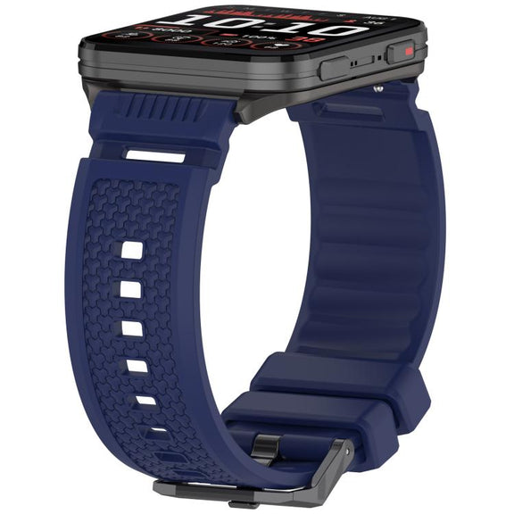 For Garmin Venu X1 Armor Silicone Watch Band(Dark Blue)