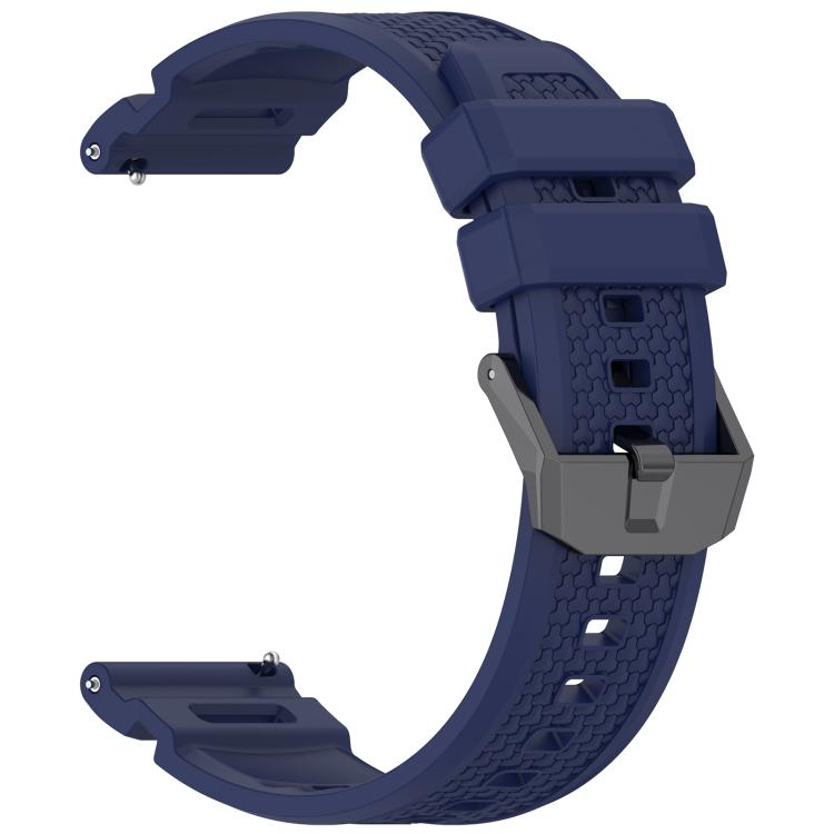 For Garmin Venu X1 Armor Silicone Watch Band(Dark Blue)