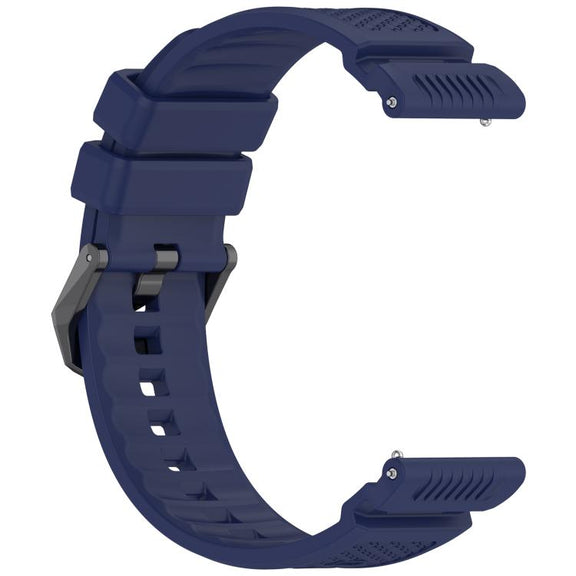 For Garmin Venu X1 Armor Silicone Watch Band(Dark Blue)