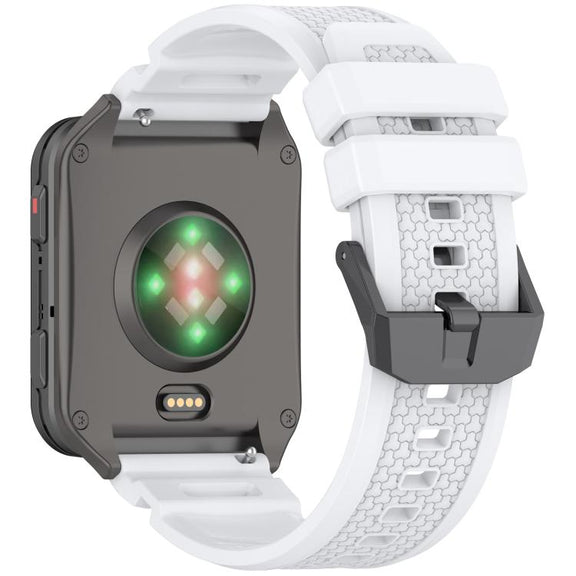 For Garmin Venu X1 Armor Silicone Watch Band(White)