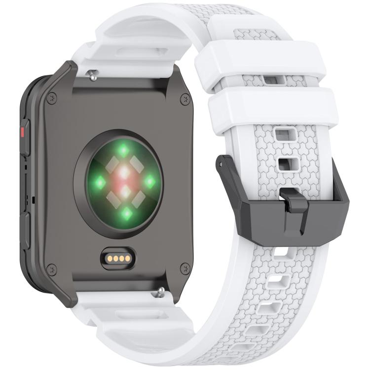 For Garmin Venu X1 Armor Silicone Watch Band(White)