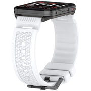 For Garmin Venu X1 Armor Silicone Watch Band(White)