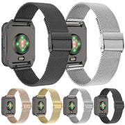 For Garmin Venu X1 Double Buckle Milanese Stainless Steel Watch Band(Gold)