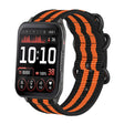 For Garmin Venu X1 Ring Buckle Nylon Canvas Watch Band(Black Orange) - free shipping - PMC TechLife - Order now!