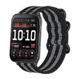 For Garmin Venu X1 Ring Buckle Nylon Canvas Watch Band(Black Gray) - free shipping - PMC TechLife - Order now!