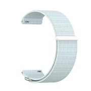 For Garmin Venu X1 Two Section Metal Ring Nylon Hook and Loop Fastener Watch Band(Light Green)