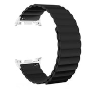 For Samsung Galaxy Watch8 / Watch8 Classic Magnetic Silicone Watch Band(Black)