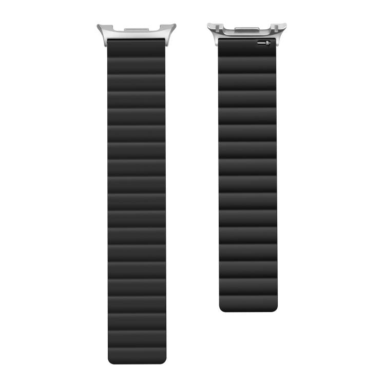 For Samsung Galaxy Watch8 / Watch8 Classic Magnetic Silicone Watch Band(Black) - free shipping - PMC TechLife - Order now!