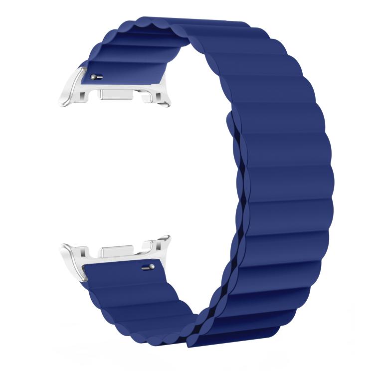 For Samsung Galaxy Watch8 / Watch8 Classic Magnetic Silicone Watch Band(Blue) - free shipping - PMC TechLife - Order now!