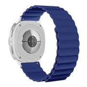 For Samsung Galaxy Watch8 / Watch8 Classic Magnetic Silicone Watch Band(Blue)