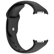 For Samsung Galaxy Watch8 / Watch8 Classic Reverse Buckle Silicone Watch Band(Black)