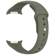For Samsung Galaxy Watch8 / Watch8 Classic Reverse Buckle Silicone Watch Band(Army Green)