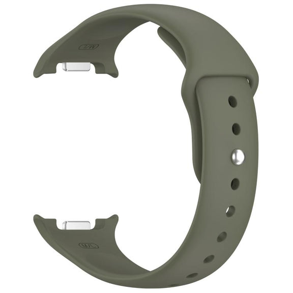 For Samsung Galaxy Watch8 / Watch8 Classic Reverse Buckle Silicone Watch Band(Army Green)