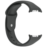 For Samsung Galaxy Watch8 / Watch8 Classic Reverse Buckle Silicone Watch Band(Space Gray)