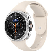 For Samsung Galaxy Watch8 / Watch8 Classic Reverse Buckle Silicone Watch Band(Starlight)