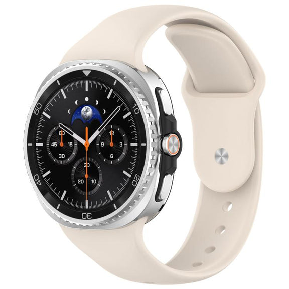 For Samsung Galaxy Watch8 / Watch8 Classic Reverse Buckle Silicone Watch Band(Starlight)
