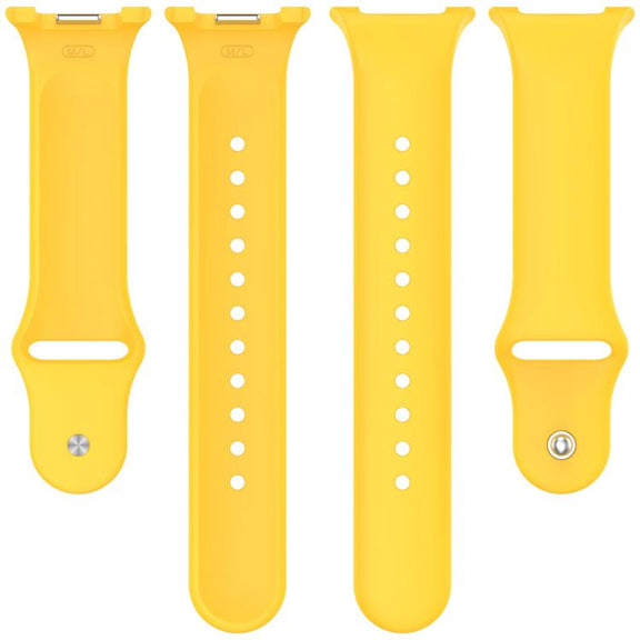 For Samsung Galaxy Watch8 / Watch8 Classic Reverse Buckle Silicone Watch Band(White)