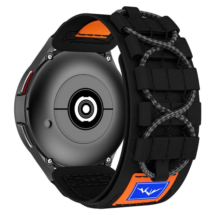 20mm Universal Braided Cord Nylon Hook and Loop Fastener Watch Band(Black) - free shipping - PMC TechLife - Order now!