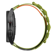 20mm Universal Braided Cord Nylon Hook and Loop Fastener Watch Band(Green)