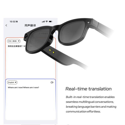 G1 Smart Glasses, Support AI Translation / Take Photos / AI Conversation(Black) - free shipping - PMC Jewellery - Order now!