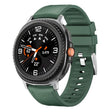 For Samsung Galaxy Watch8 / Watch8 Classic Metal Head Leather Skin Silicone Watch Band(Green) - free shipping - PMC TechLife - Order now!