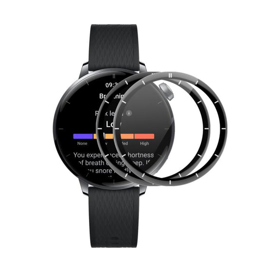 For OnePlus Watch 3 43mm 2pcs ENKAY 3D Full Coverage Soft PC Edge PMMA HD Screen Protector Film