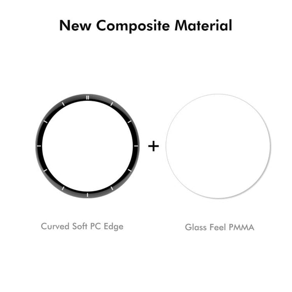 For OnePlus Watch 3 43mm 5pcs ENKAY 3D Full Coverage Soft PC Edge PMMA HD Screen Protector Film