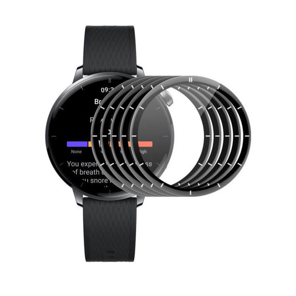 For OnePlus Watch 3 43mm 5pcs ENKAY 3D Full Coverage Soft PC Edge PMMA HD Screen Protector Film