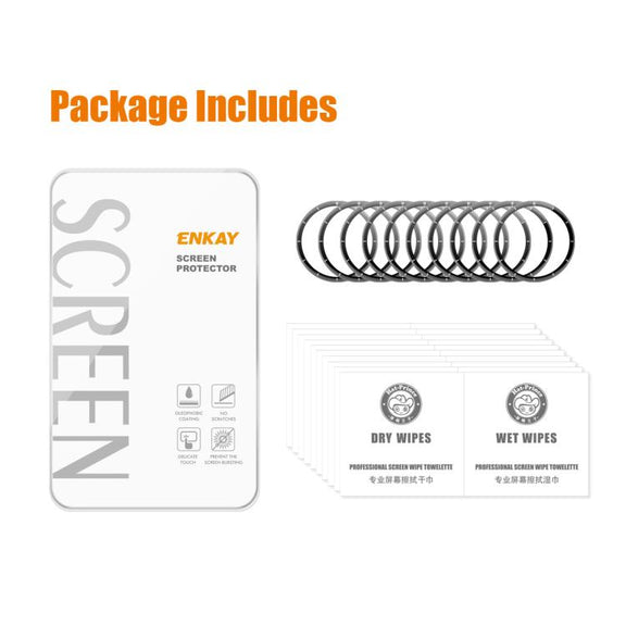For OnePlus Watch 3 43mm 10pcs ENKAY 3D Full Coverage Soft PC Edge PMMA HD Screen Protector Film