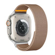 For Apple Watch 46mm / 49mm / 45mm / 44mm Adjustable Single Loop Elastic Nylon Watch Band(Milk Tea) - free shipping - PMC TechLife - Order now!