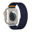 For Apple Watch 46mm / 49mm / 45mm / 44mm Adjustable Single Loop Elastic Nylon Watch Band(Dark Blue) - free shipping - PMC TechLife - Order now!