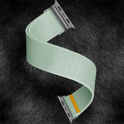 For Apple Watch 42mm / 41mm / 40mm / 38mm Adjustable Single Loop Elastic Nylon Watch Band(Mint Green)