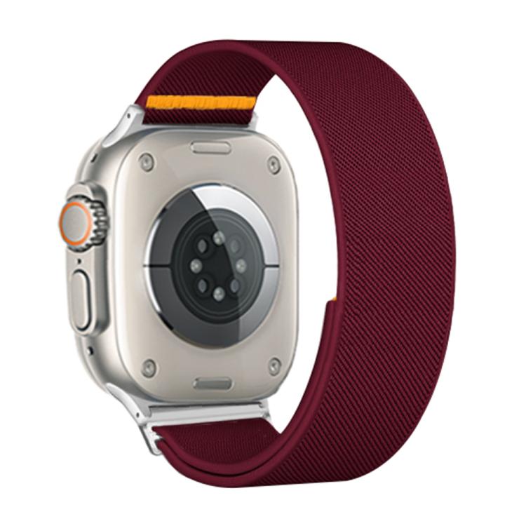 For Apple Watch 42mm / 41mm / 40mm / 38mm Adjustable Single Loop Elastic Nylon Watch Band(Burgundy) - free shipping - PMC TechLife - Order now!