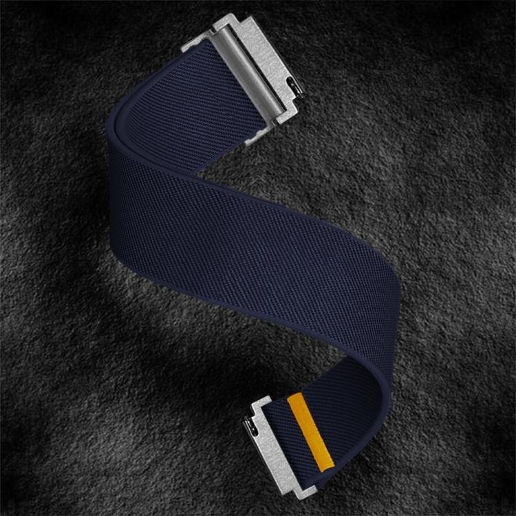 18mm Adjustable Single Loop Elastic Nylon Watch Band(Dark Blue) - free shipping - PMC TechLife - Order now!