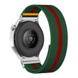 18mm Adjustable Single Loop Elastic Nylon Watch Band(Green Red) - free shipping - PMC TechLife - Order now!