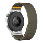 20mm Adjustable Single Loop Elastic Nylon Watch Band(Army Green)
