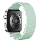 For Huawei Watch Fit3 / Fit4 / Fit4 Pro Adjustable Single Loop Elastic Nylon Watch Band(Mint Green)