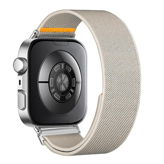 For Huawei Watch Fit3 / Fit4 / Fit4 Pro Adjustable Single Loop Elastic Nylon Watch Band(Starlight)